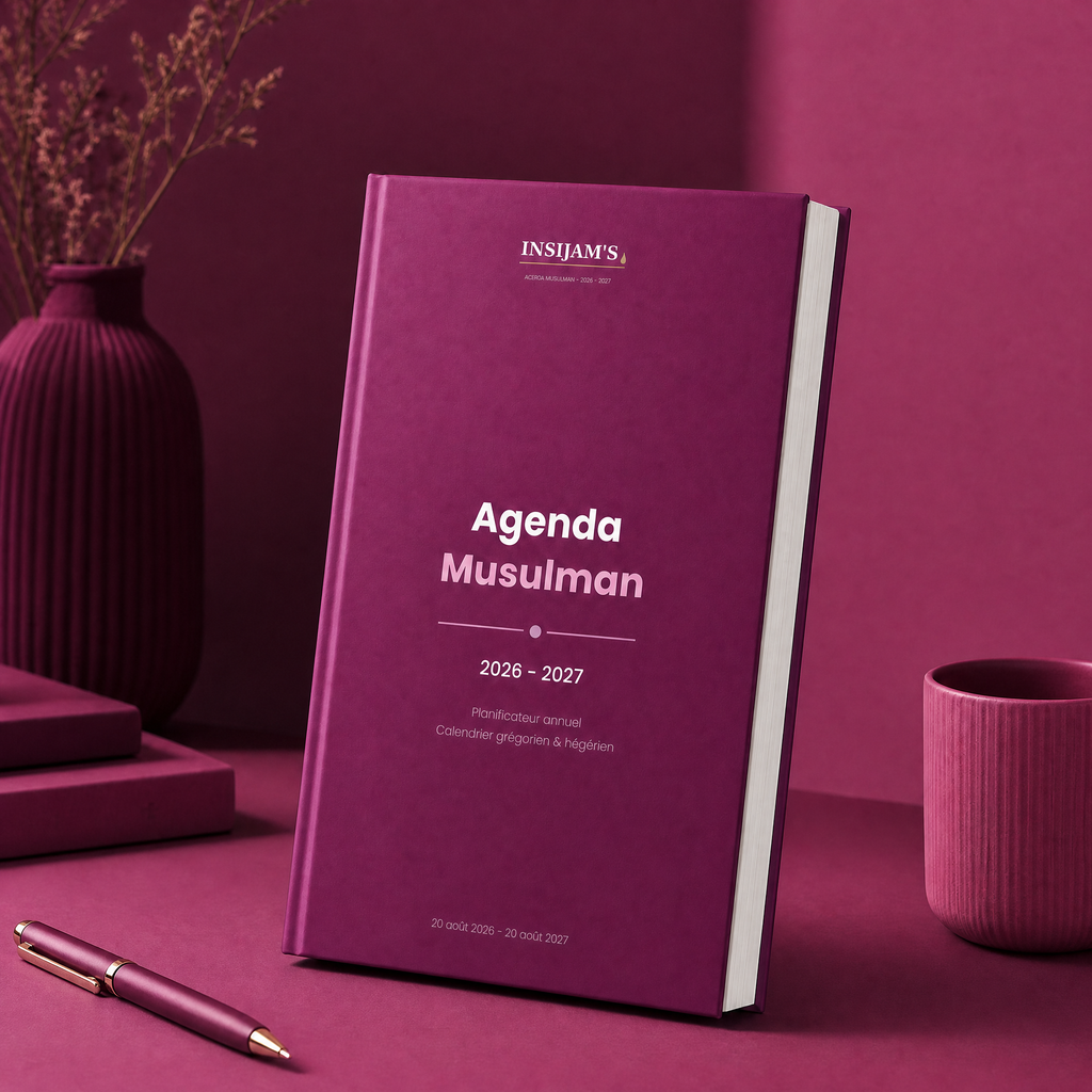 Agenda Musulman 2026-2027 — Rose Magenta