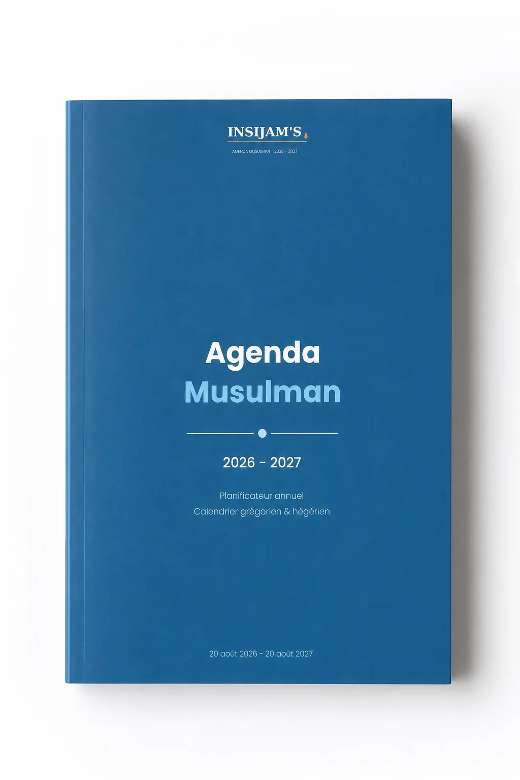 Agenda Musulman 2026-2027 — Bleu Clair