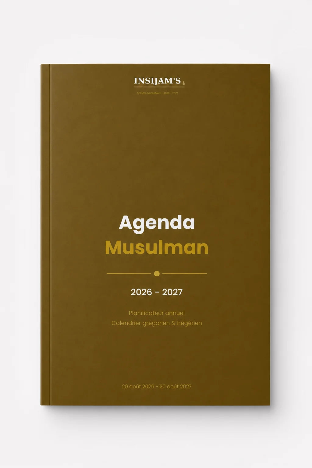 Agenda Musulman 2026-2027 — Jaune Moutarde
