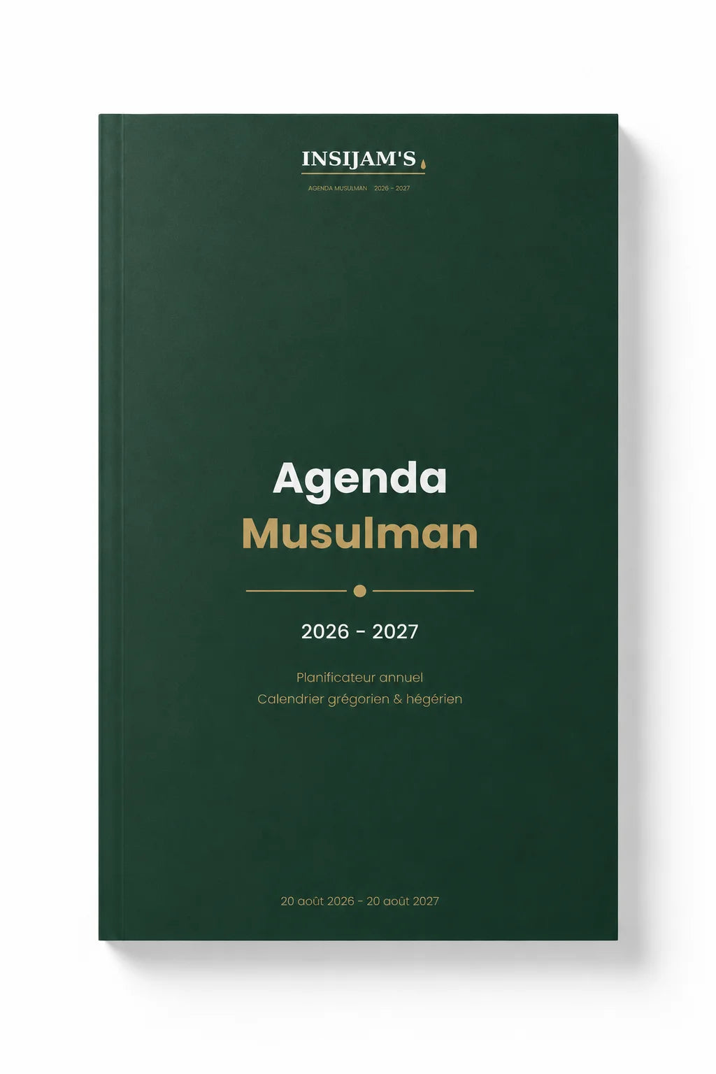 Agenda Musulman 2026-2027 — Vert Émeraude