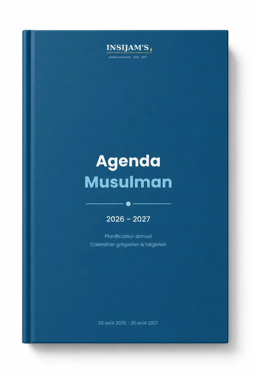 Agenda Musulman 2026-2027 — Bleu Clair