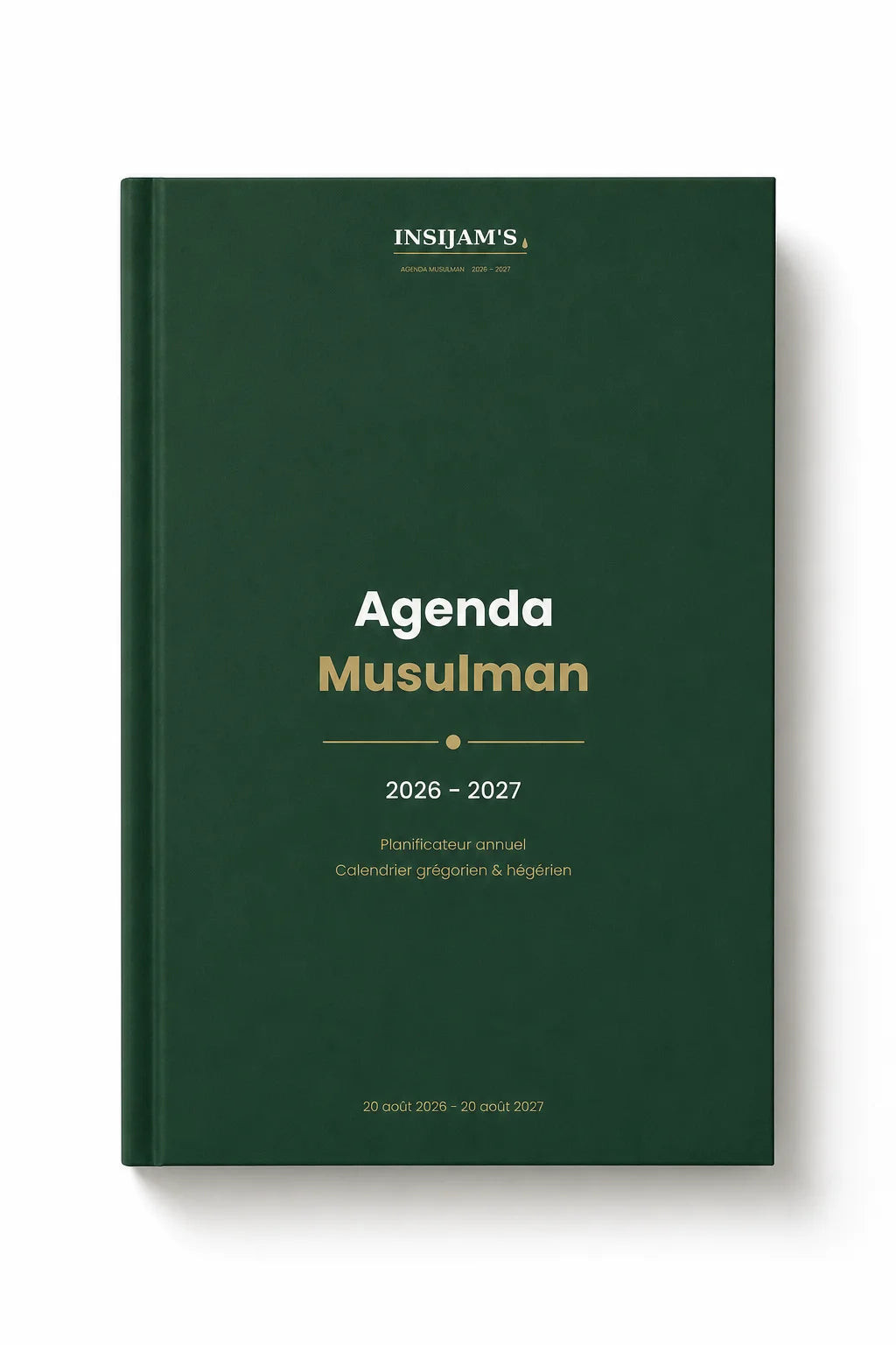 Agenda Musulman 2026-2027 — Vert Émeraude