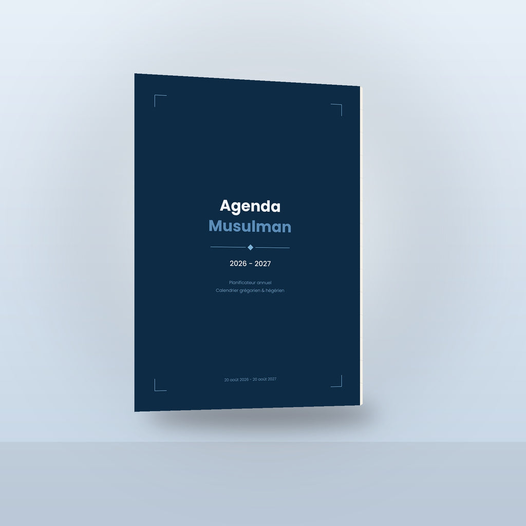 Agenda Musulman Premium 2026-2027 — Édition Bleue