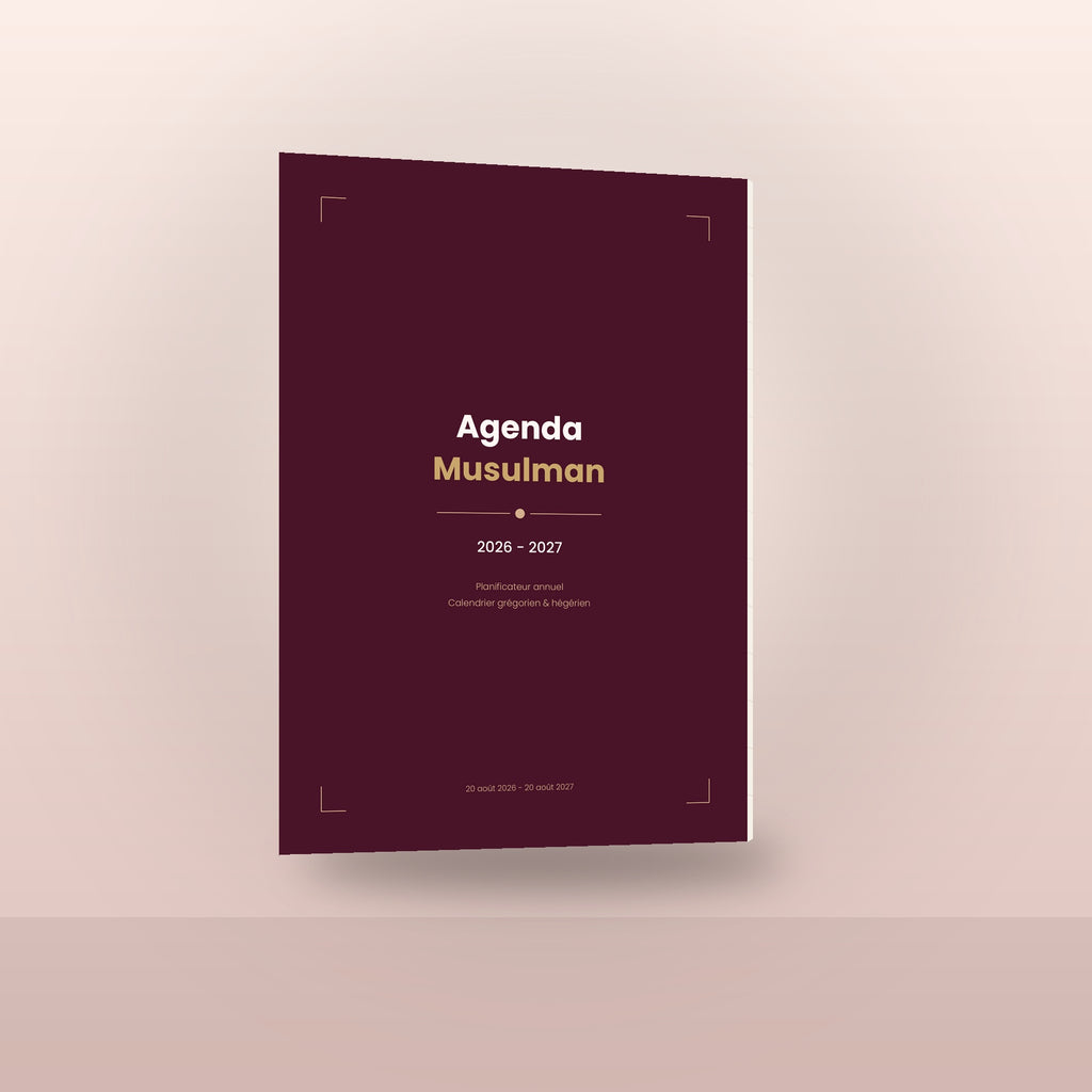 Agenda Musulman Premium 2026-2027 — Édition Bordeaux